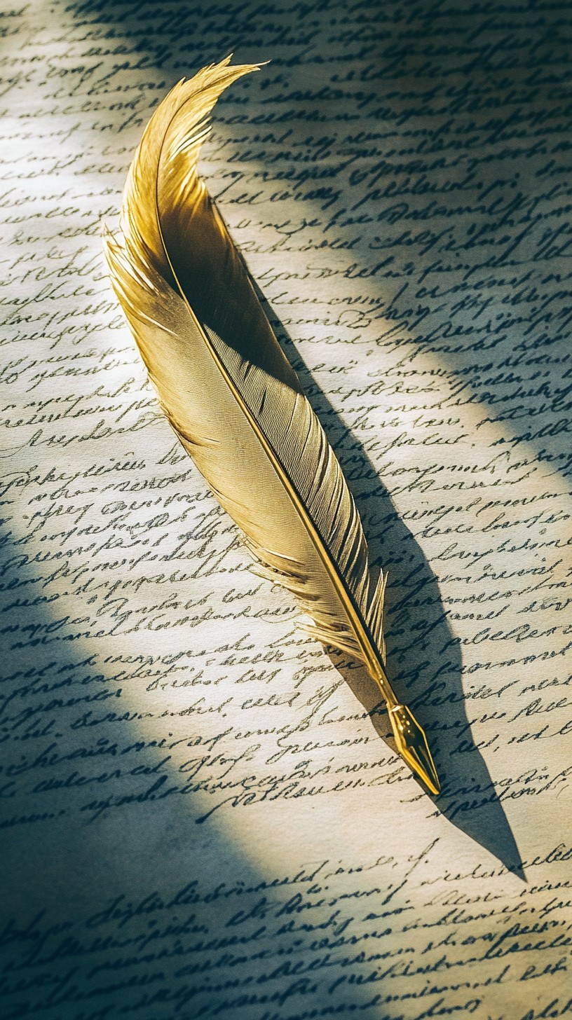 Vintage Feather Pen